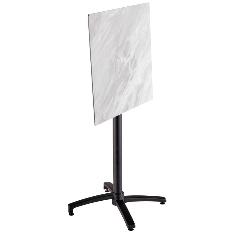 Table carré haute (60x60 cm) inclinable en HPL