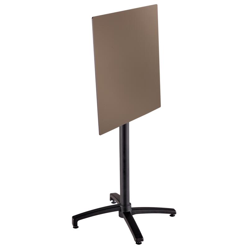 Table carré haute (60x60 cm) inclinable en HPL