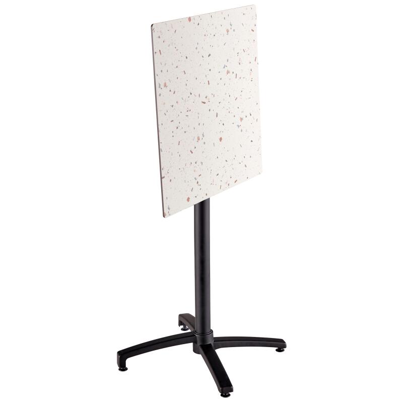 Table carré haute (60x60 cm) inclinable en HPL