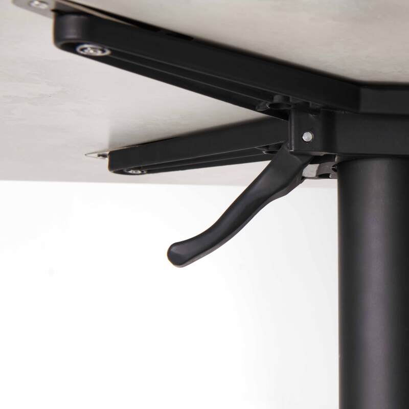 Table carré haute (60x60 cm) inclinable en HPL (2/4)