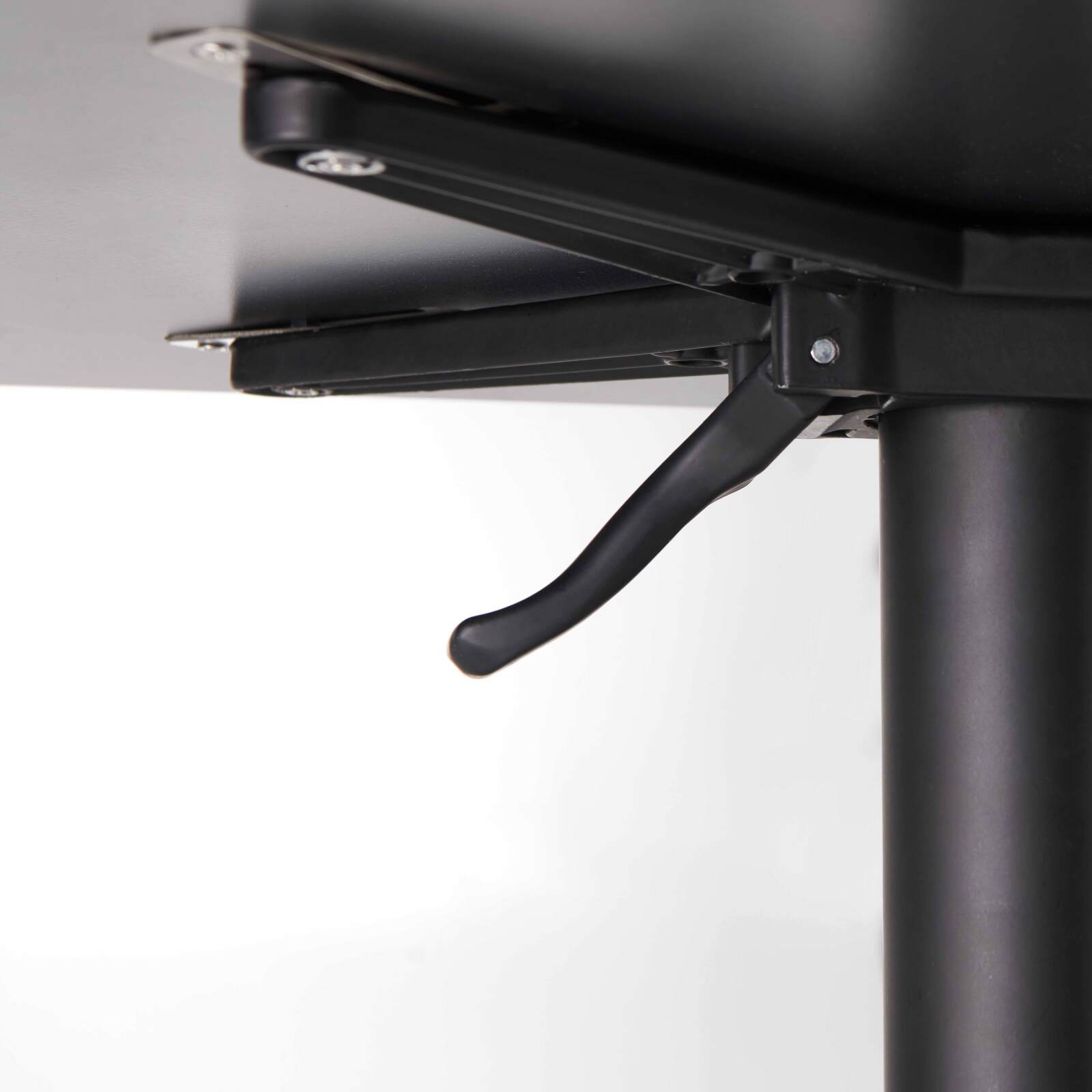 Table carré haute (60x60 cm) inclinable en HPL