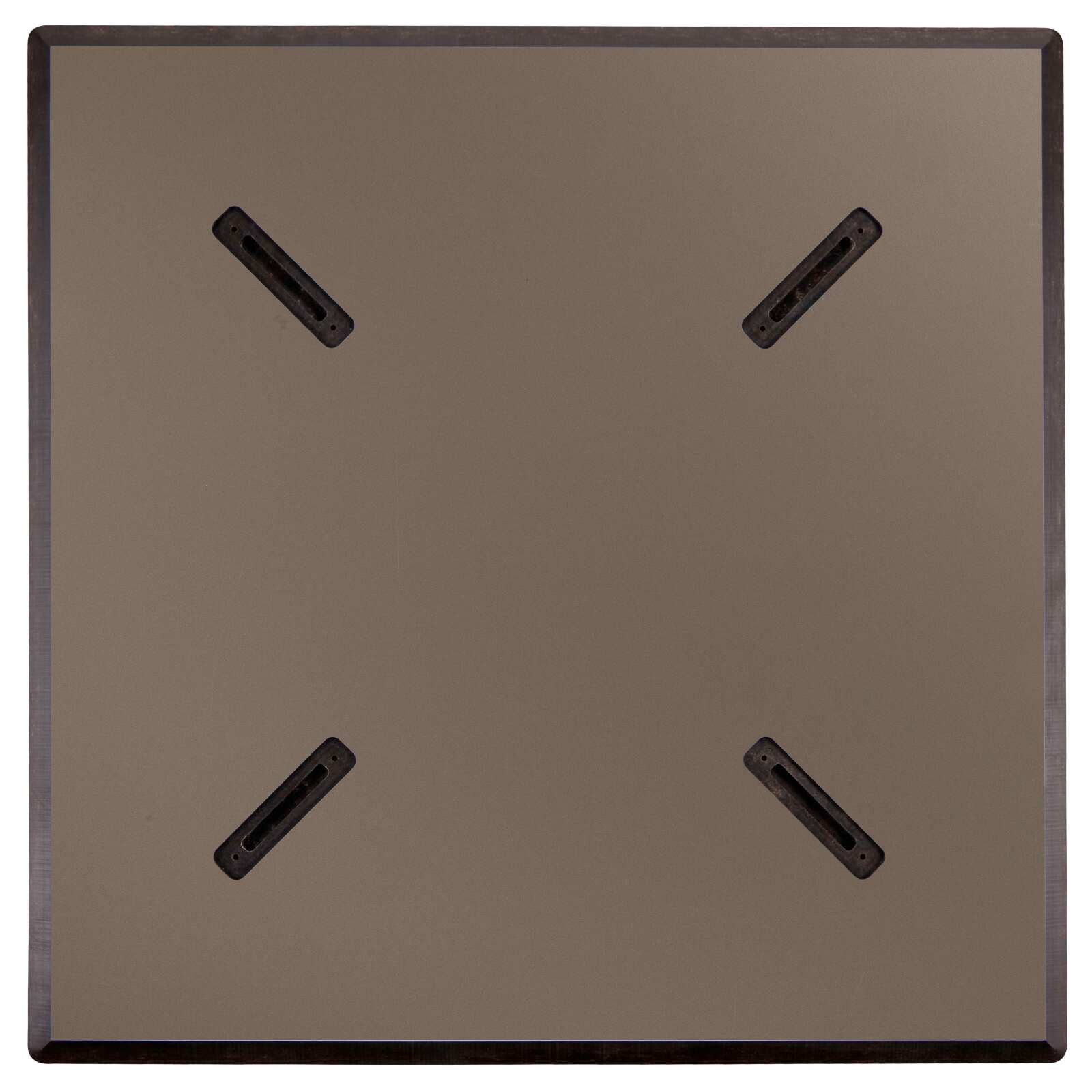 Table carré haute (60x60 cm) inclinable en HPL