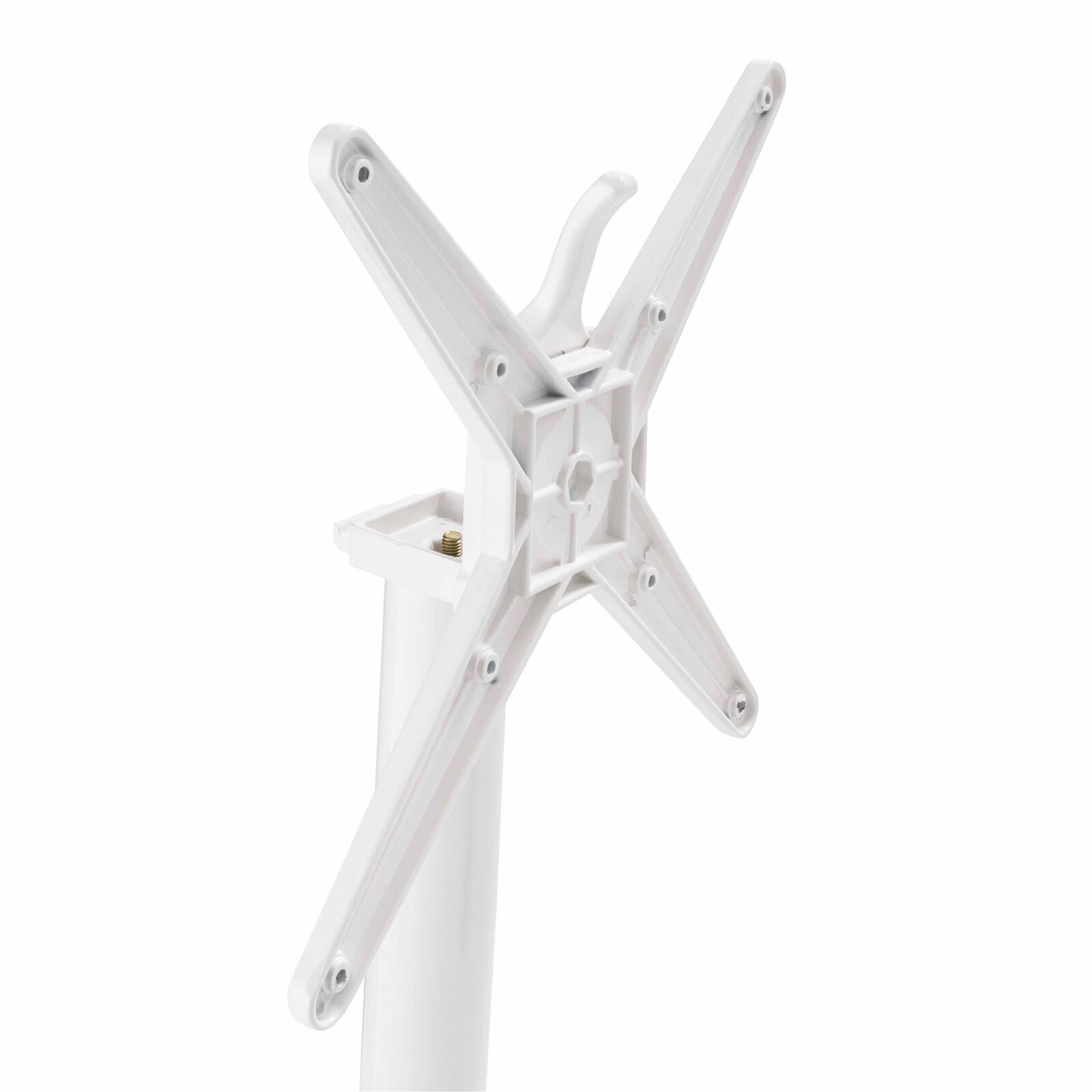 Table carré haute (60x60 cm) inclinable en HPL avec pied blanc Table carré haute (60x60 cm) inclinable en HPL avec pied blanc