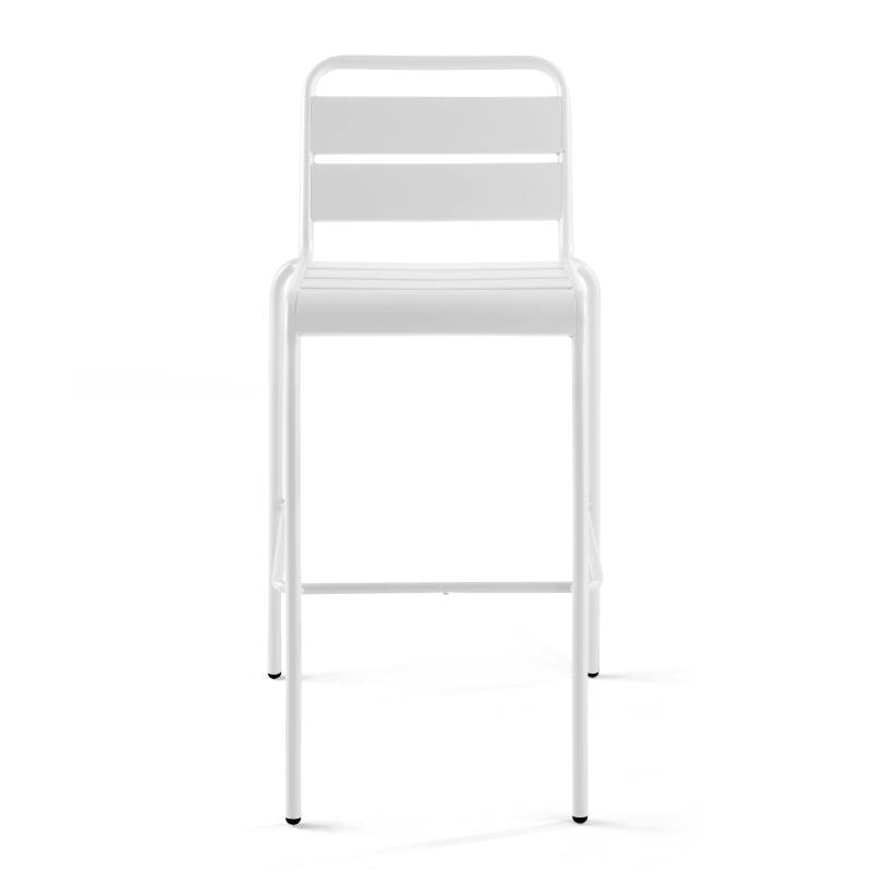 Chaise haute en métal
