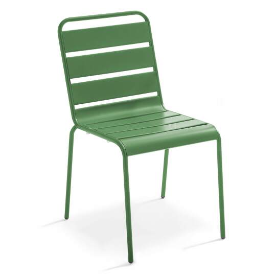 Chaise de terrasse de restaurant en métal thermolaqué | Mobeventpro