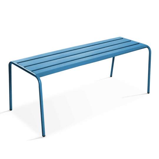 Banc en métal revêtement en peinture finition époxy | Mobeventpro