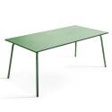 Table rectangulaire en métal (180 cm) -  8 places