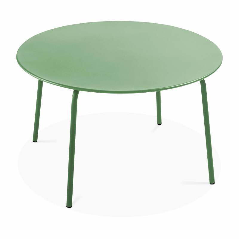 Table ronde en métal (Ø120 cm) - 6 places