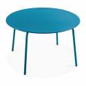 Table ronde en métal (Ø120 cm) - 6 places
