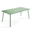 Ensemble table rectangulaire 180 cm et 8 chaises style bistrot