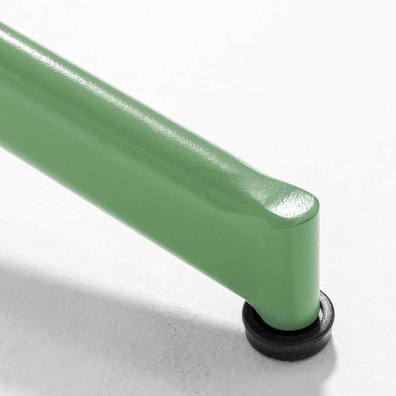 Table carrée en métal (70 cm) avec plateau rabattable - 4 places