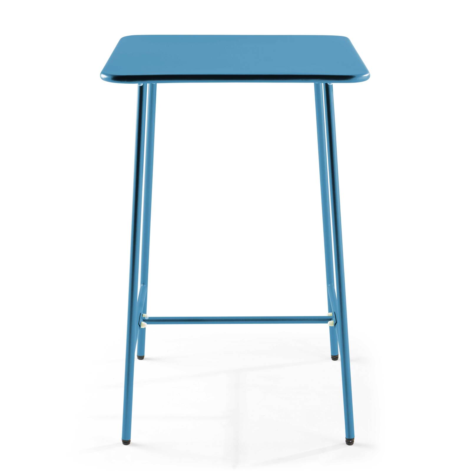 Table de bar carrée en métal (70 cm) - 4 places