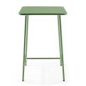 Table de bar carrée en métal (70 cm) - 4 places
