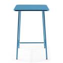 Table de bar (70 cm) + 4 chaises hautes en métal