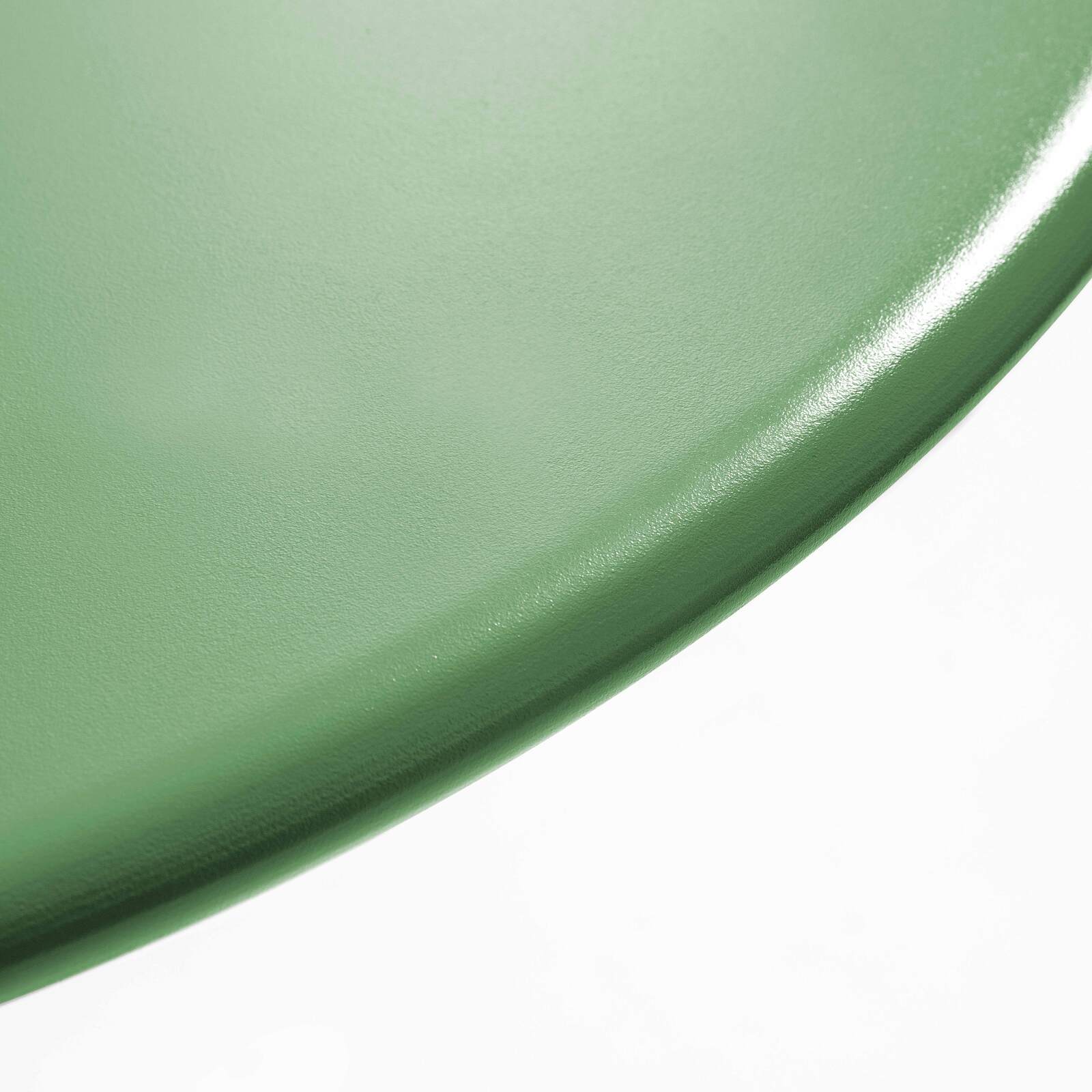 Ensemble table bistrot inclinable Ø70cm et 2 chaises en métal