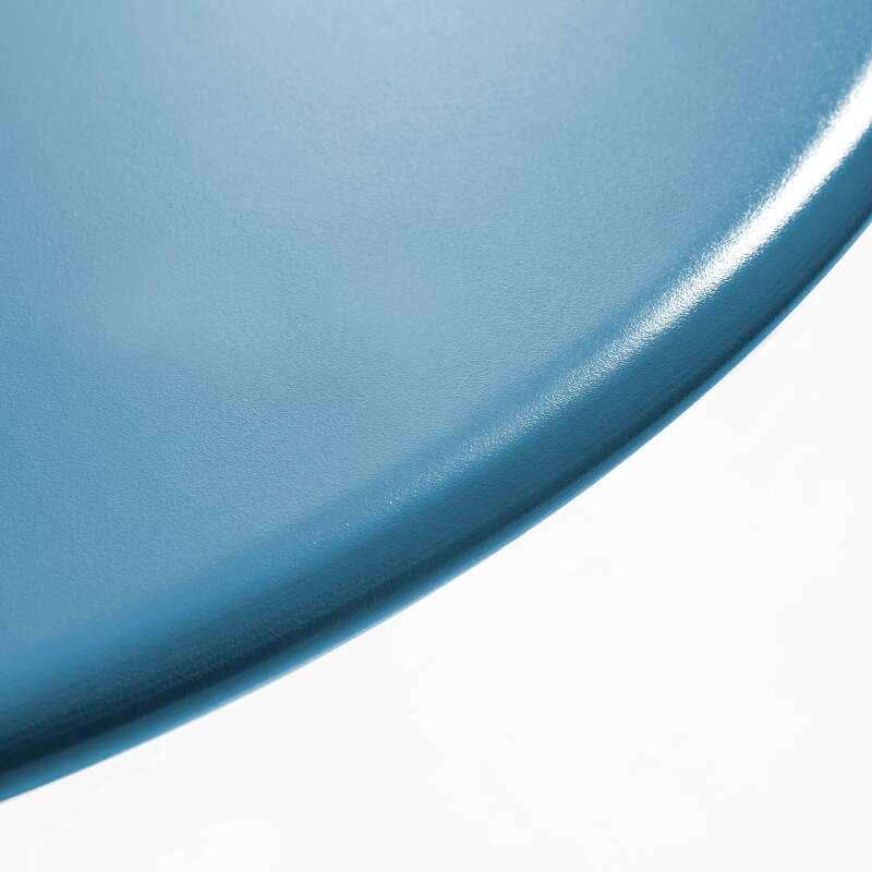 Ensemble table bistrot inclinable Ø70cm et 2 chaises en métal (3/7)