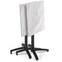 Table carré (60x60 cm) inclinable en HPL