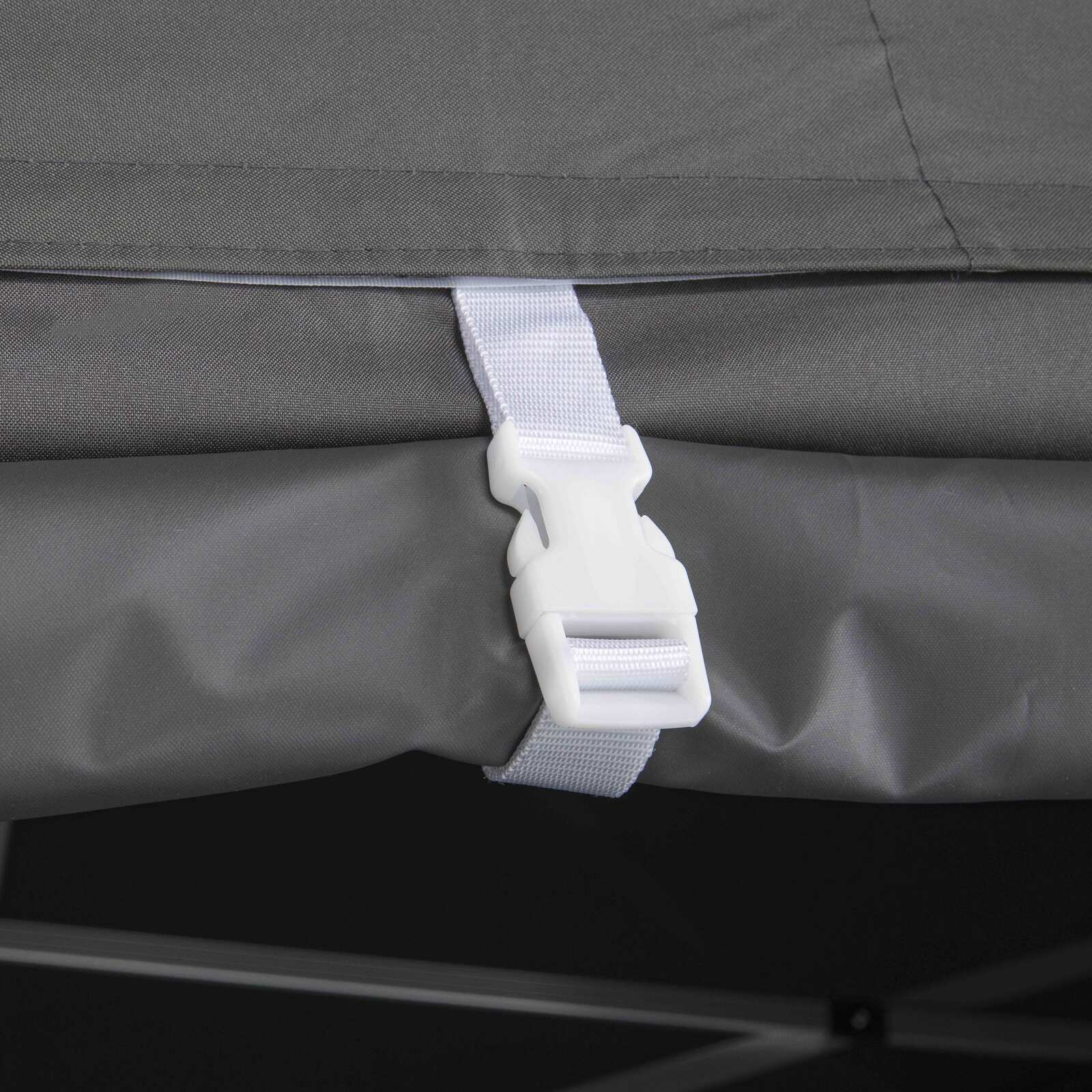 Mur porte zippable gris 3m 520g/m² - M2