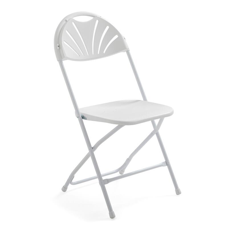 6 chaises pliantes de réception ajourées