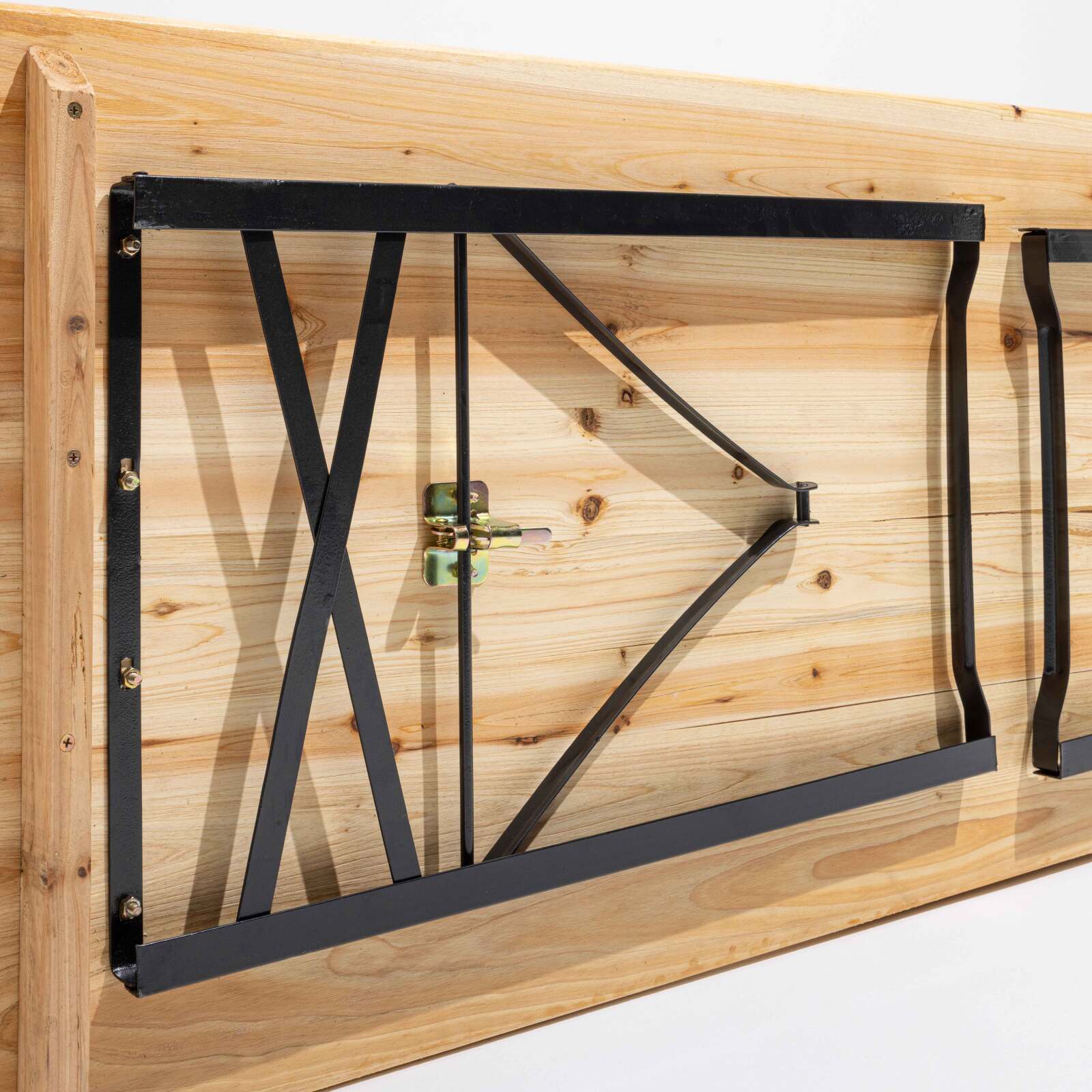 Set de table et bancs pliants en bois 8 places