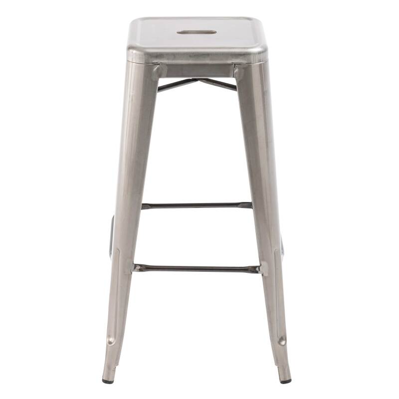 Tabouret industriel en métal mat (4/7)