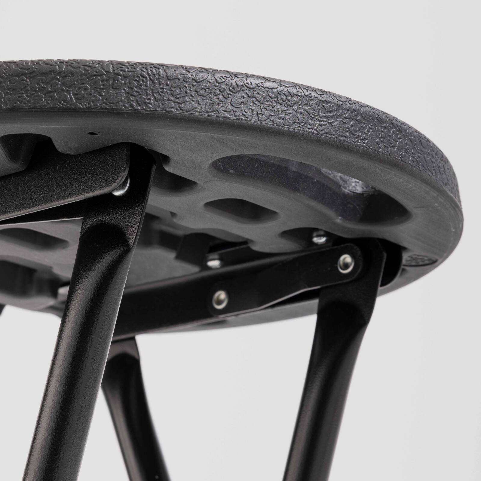 Lot de 10 tabourets hauts pliants noirs Lot de 10 tabourets hauts pliants noirs