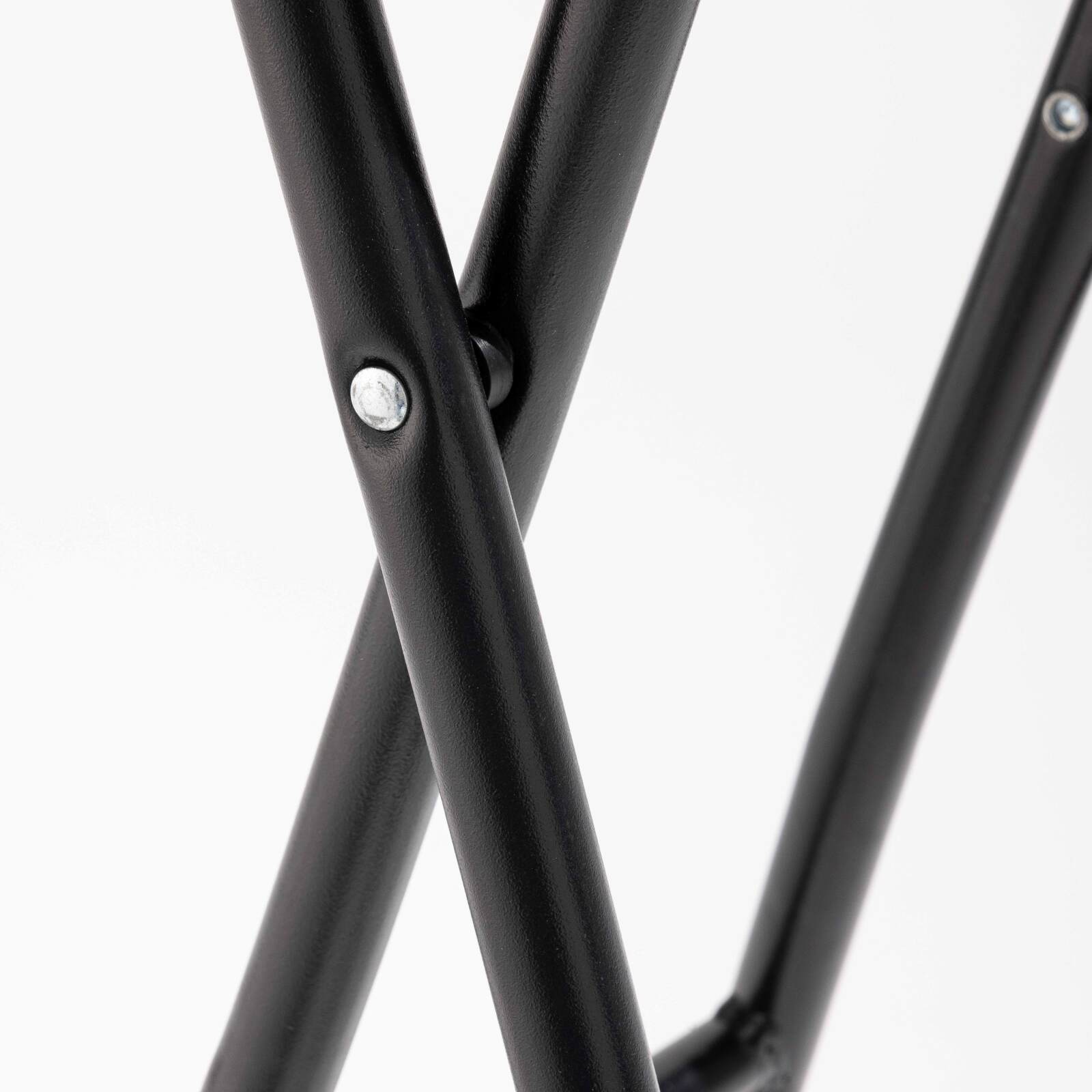 Lot de 10 tabourets hauts pliants noirs Lot de 10 tabourets hauts pliants noirs