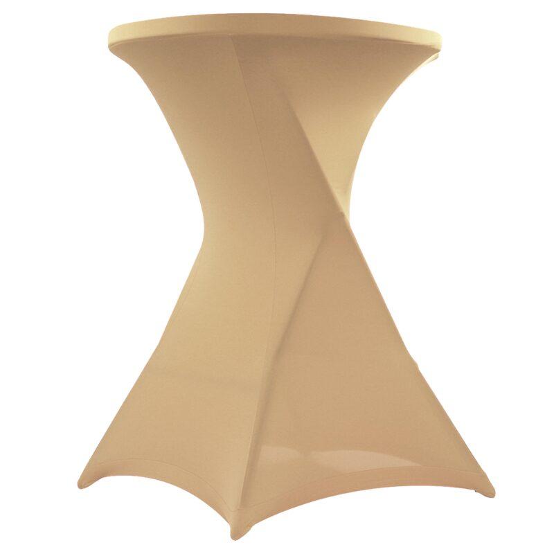 Housse beige pour mange debout 110x80 cm