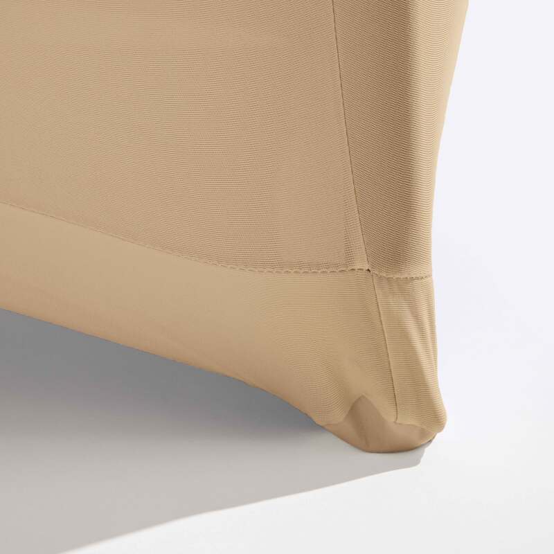 Housse beige pour mange debout 110x80 cm