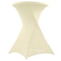 Housse ivoire pour mange debout 110x80 cm