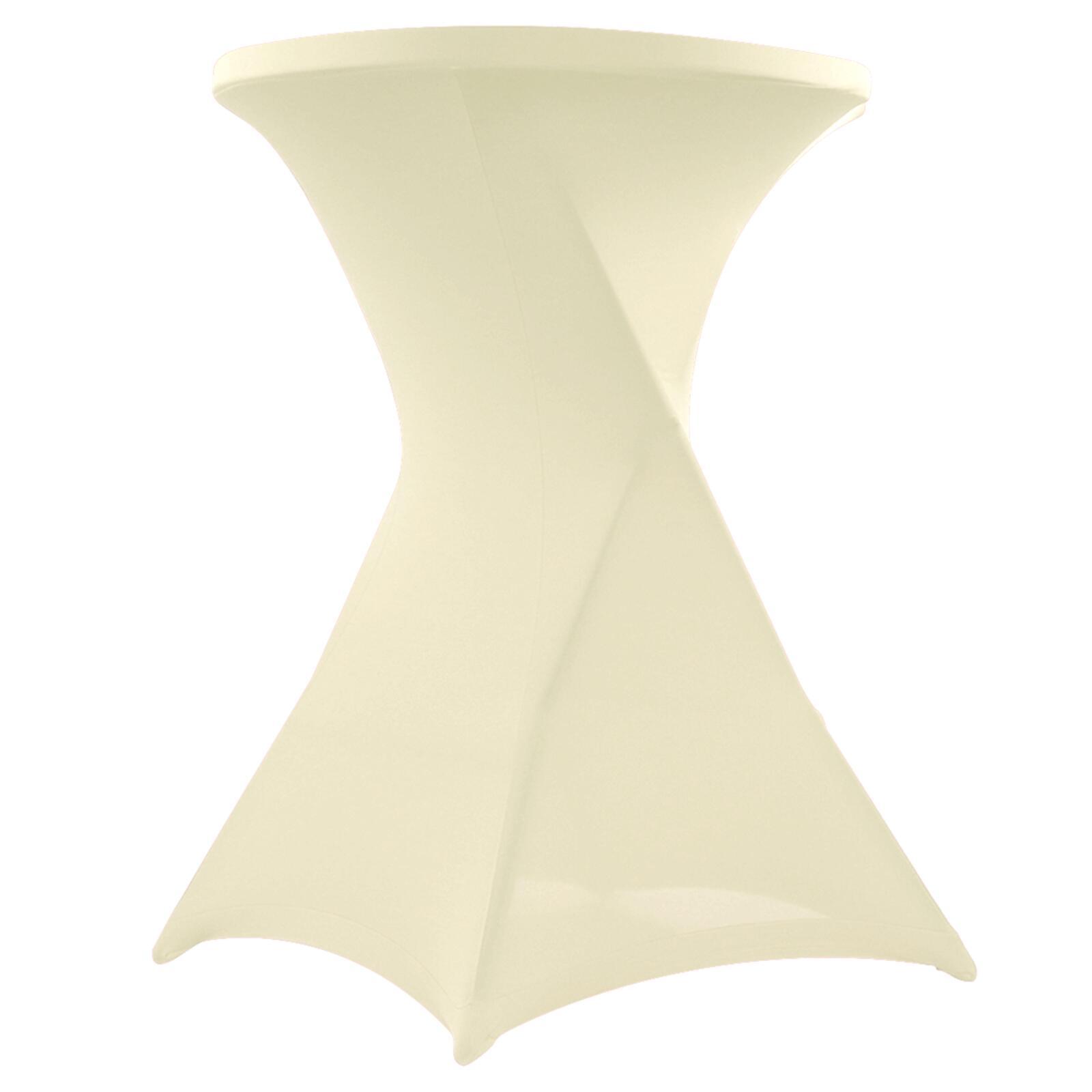 Housse ivoire pour mange debout 110x80 cm