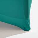 Housse turquoise pour mange debout 110x80 cm