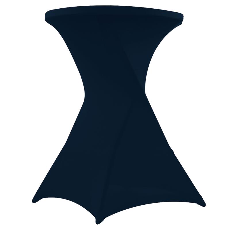 Housse bleu marine pour mange debout 110x80 cm