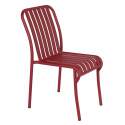 Chaise de terrasse en aluminium