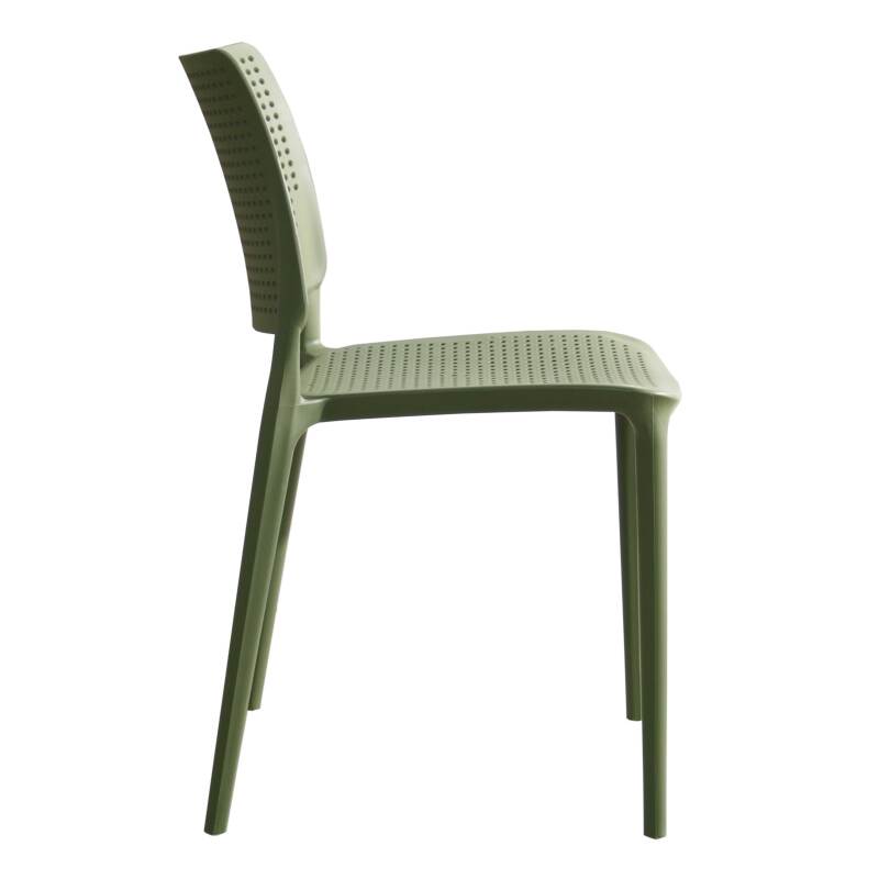 Chaise de terrasse ajourée en plastique (3/5)