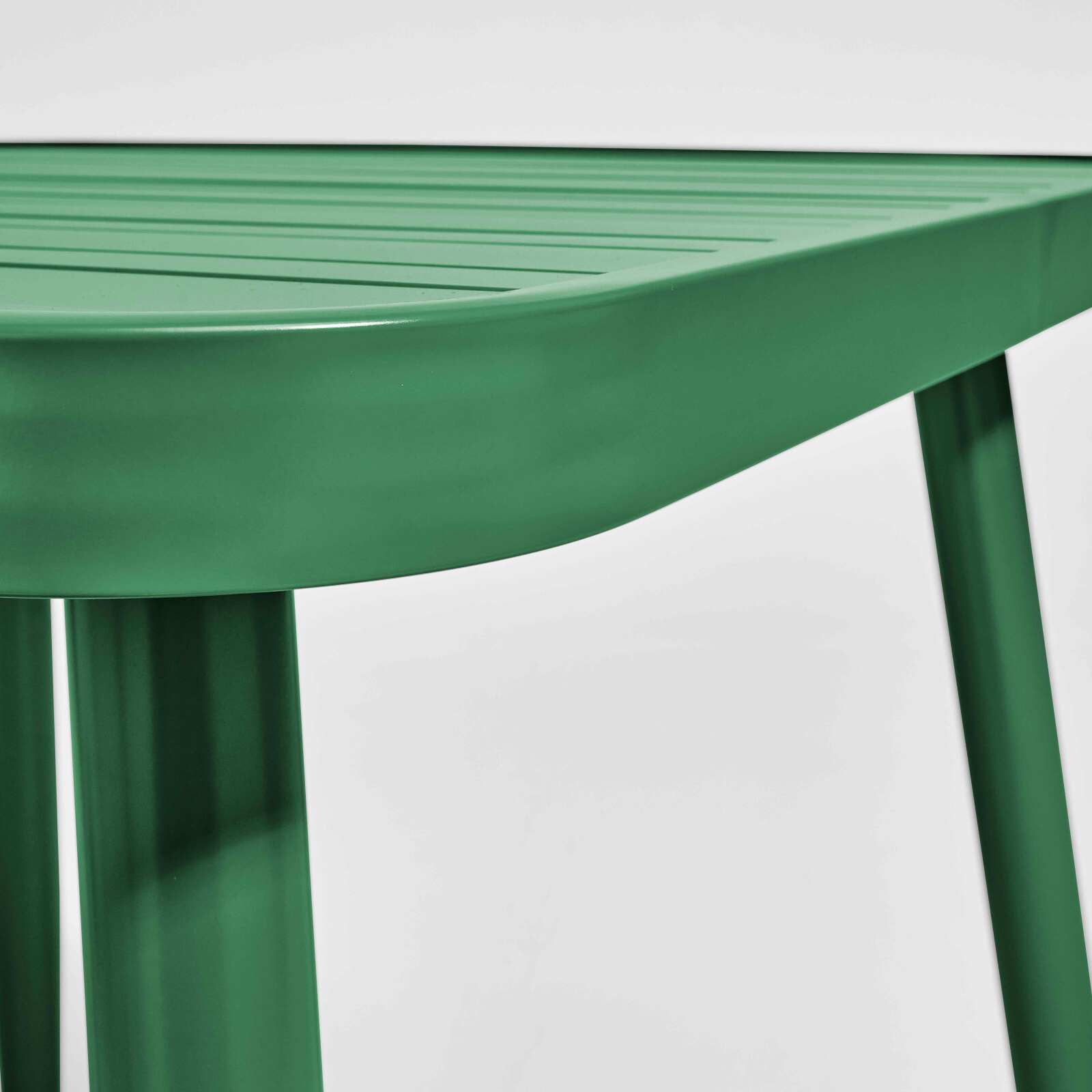 Table de terrasse carrée (75 x 75 x 76 cm) en aluminium