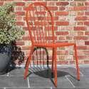 Chaise bistrot ajourée en métal