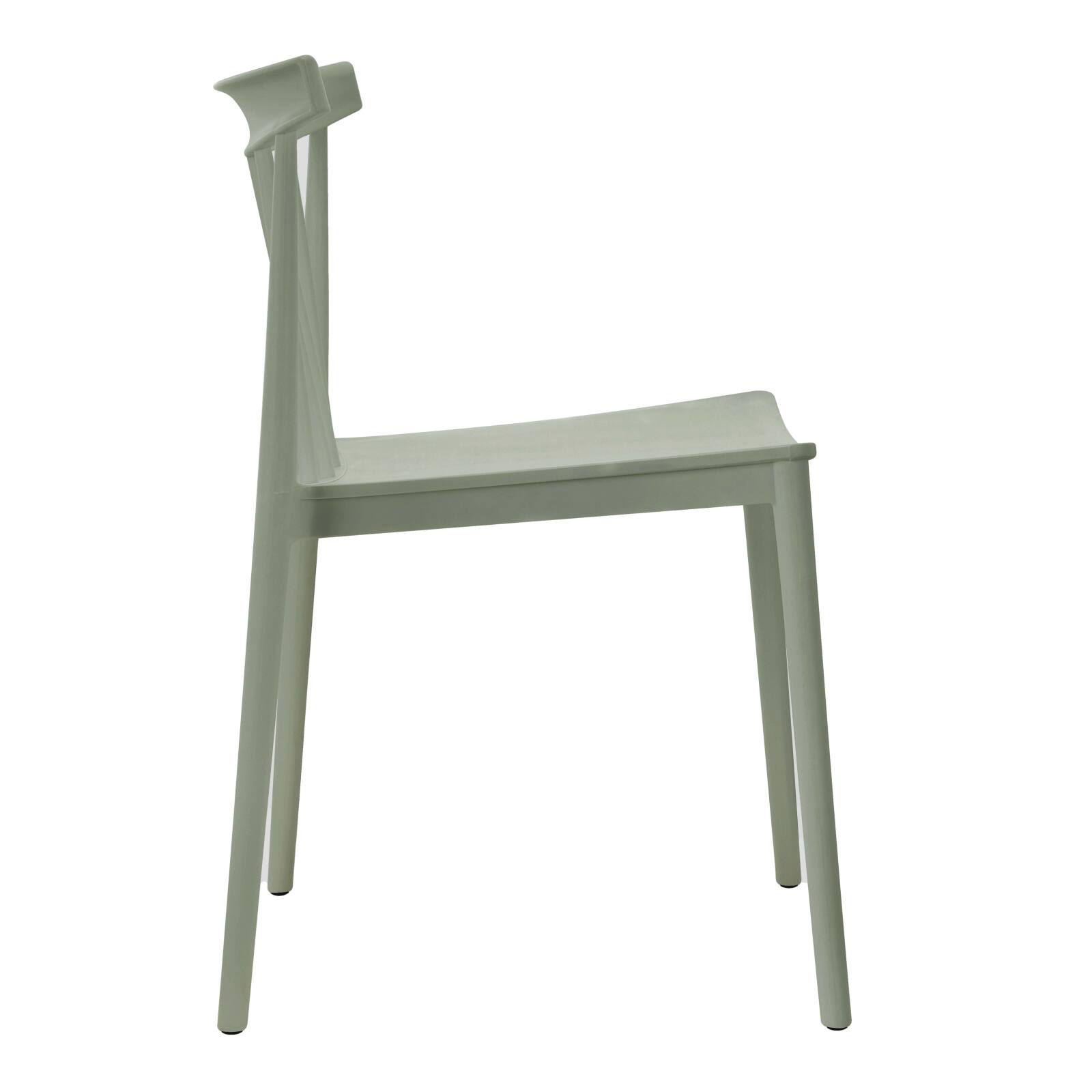 Lot de 4 chaises de terrasse en plastique Lot de 4 chaises de terrasse en plastique