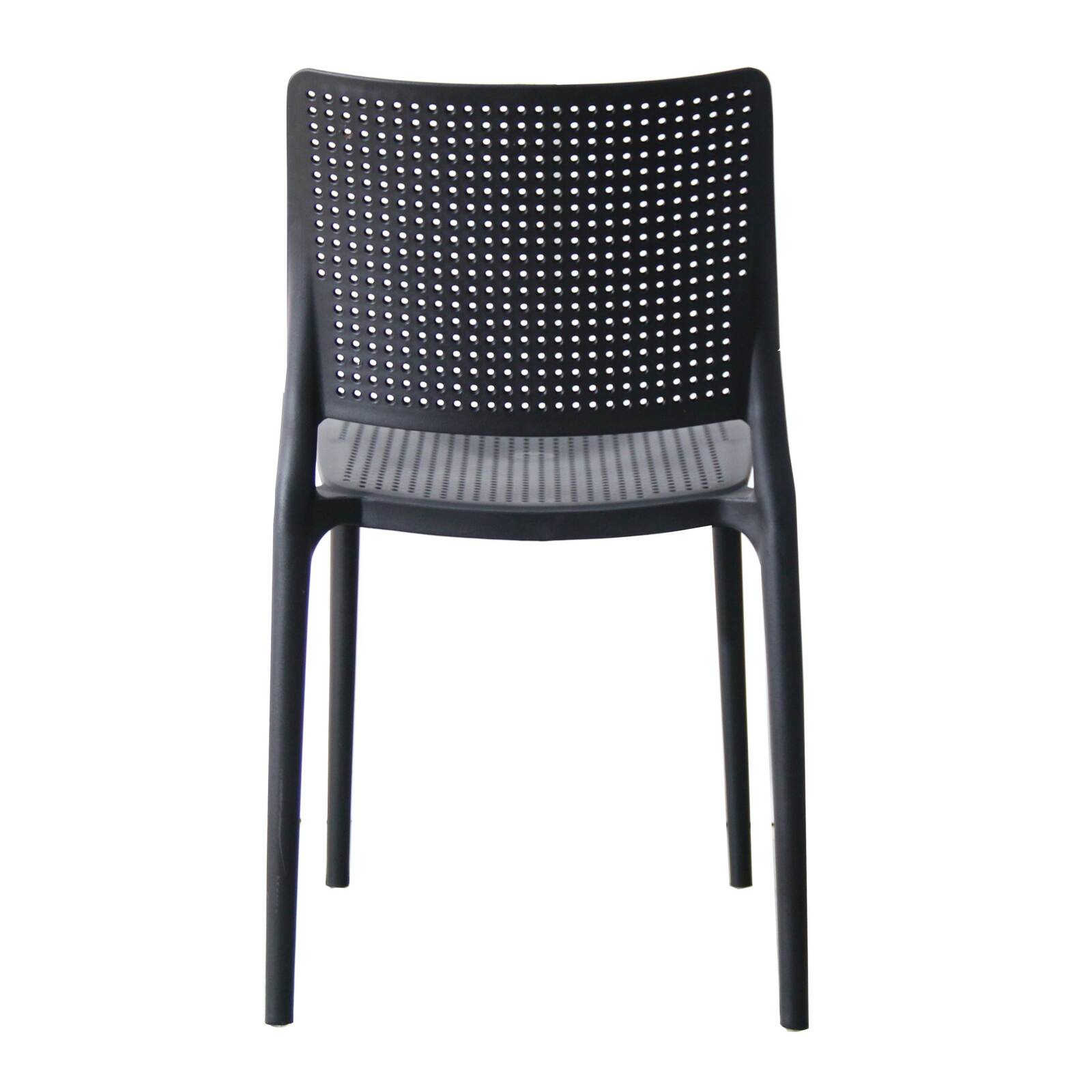 Lot de 4 chaises de terrasse en plastique Lot de 4 chaises de terrasse en plastique