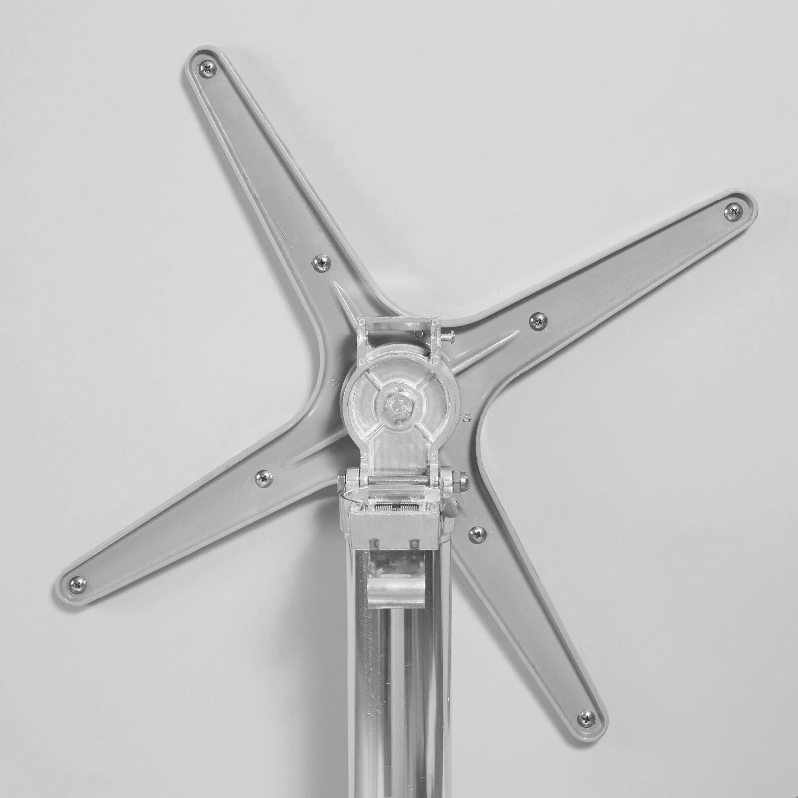 Table de jardin ronde en aluminium avec plateau inclinable (⌀60 x 72 cm)