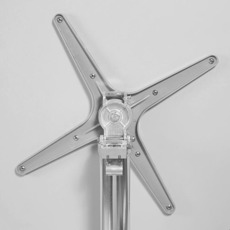 Table de jardin ronde en aluminium avec plateau inclinable (⌀60 x 72 cm)