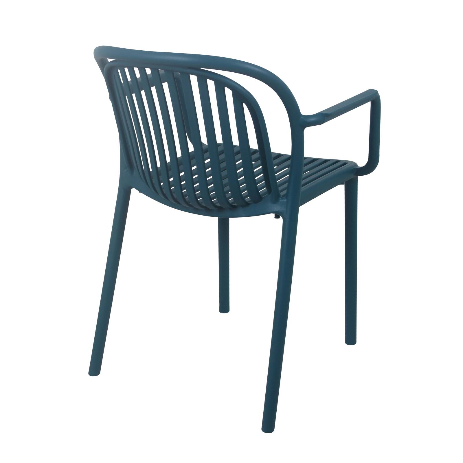Chaise de terrasse en plastique avec accoudoirs Chaise de terrasse en plastique avec accoudoirs