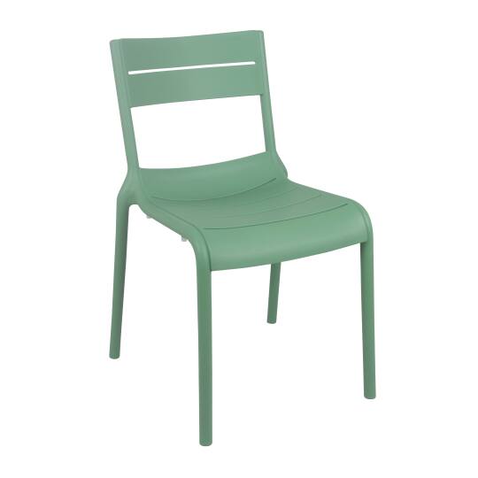 Chaise de terrasse de restaurant en plastique ajourée | Mobeventpro