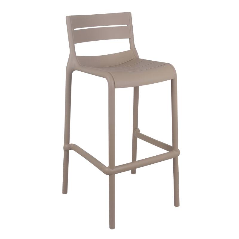 Chaise haute de terrasse en plastique