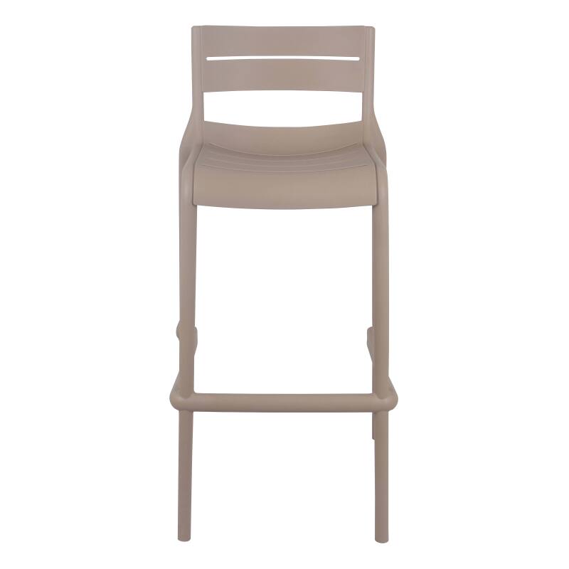 Chaise haute de terrasse en plastique