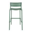 Chaise haute de terrasse en plastique
