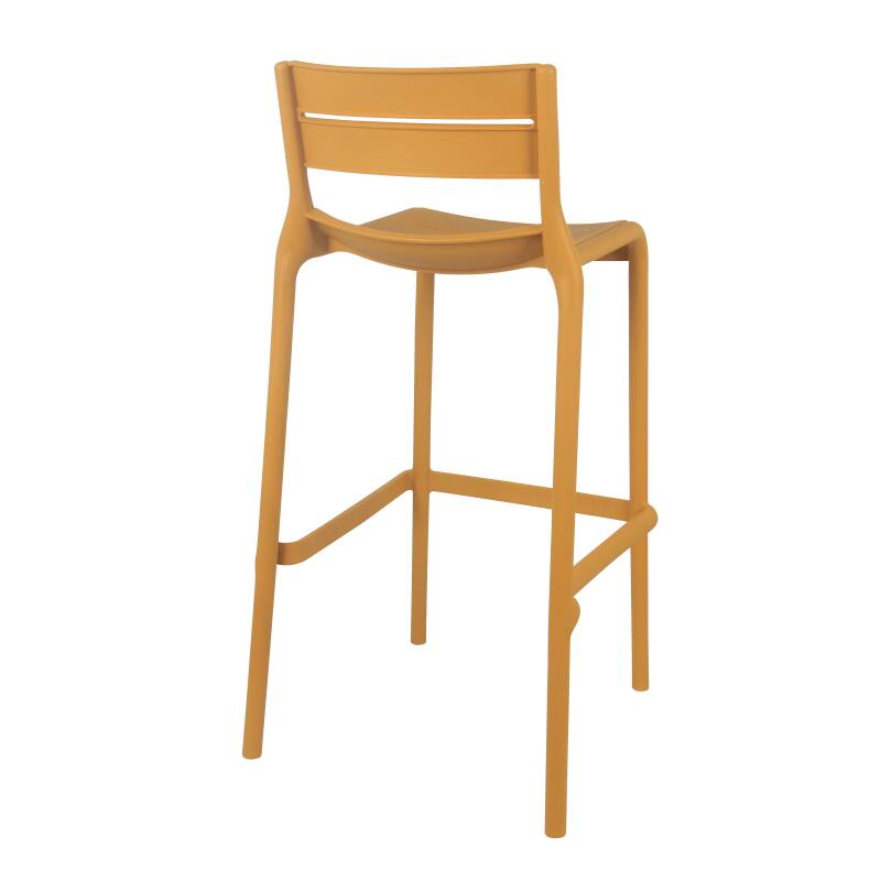 Chaise haute de terrasse en plastique