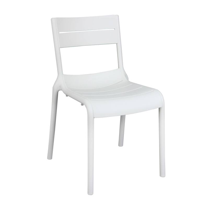 Lot de 4 chaises de terrasse en plastique (2/7)