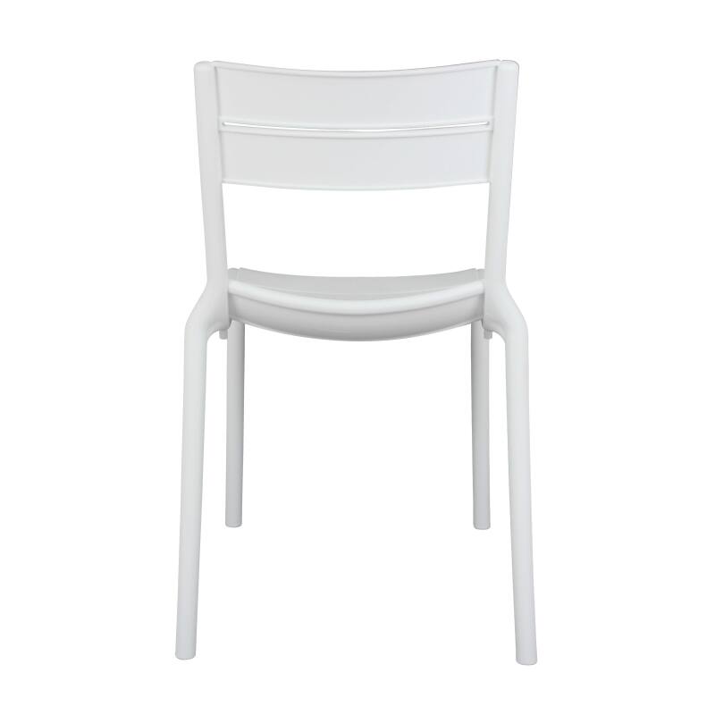 Lot de 4 chaises de terrasse en plastique (6/7)