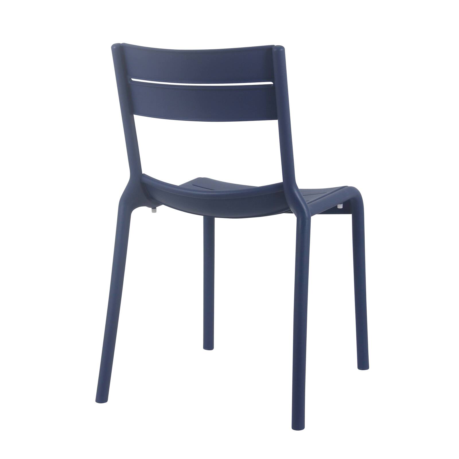 Lot de 4 chaises de terrasse en plastique